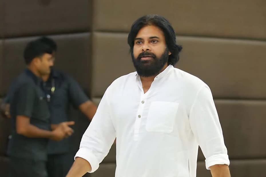 AP Deputy CM Pawan Kalyan at a review meeting