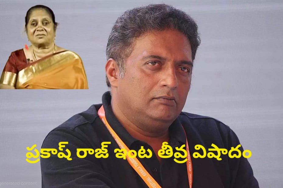 Actor Prakash Raj and his late mother Swarna Latha